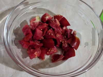 Vasaros salotos su paprikomis Žingsnis 1