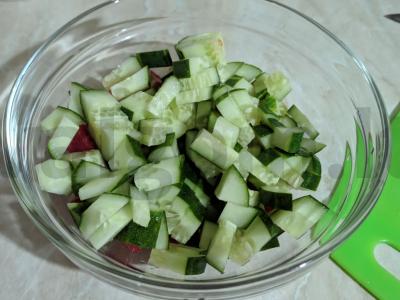 Vasaros salotos su paprikomis Žingsnis 2