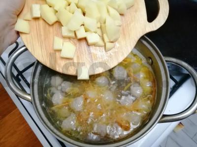 Ryžių sriuba su kotletais „Sotūs“ Žingsnis 6