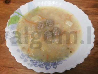 Ryžių sriuba su kotletais „Sotūs“ Žingsnis 8