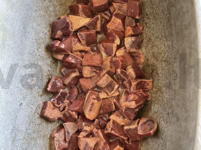 Jautienos kepenys su makaronais ir žolelėmis Žingsnis 1