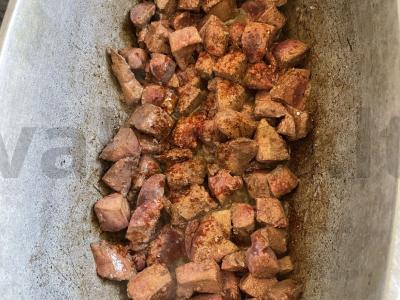 Jautienos kepenys su makaronais ir žolelėmis Žingsnis 2