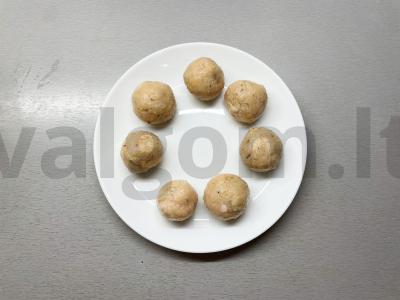 Kalakutų meatballs su jazminų ryžiais Žingsnis 2