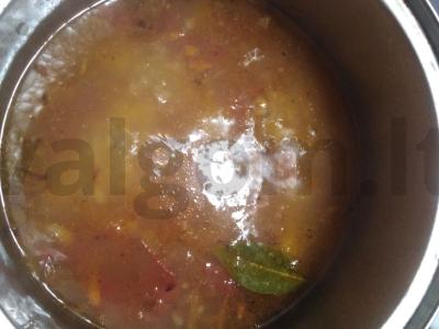 Sotūs, turtingas sriuba su bulguru ir daržovėmis Žingsnis 5