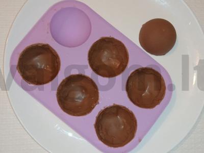 Nuostabūs šokoladiniai bombiukai Žingsnis 1