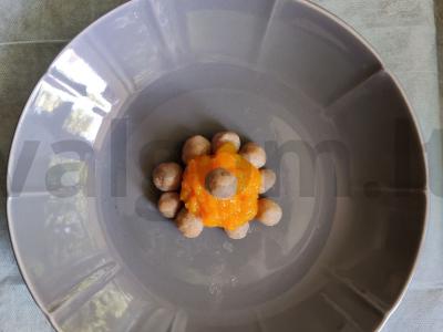 Moliūgų ir sojų miltų užkandis „Hobakčukas“ pagrindine nuotrauka