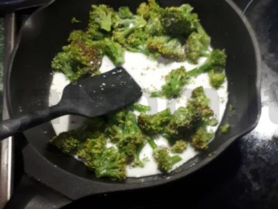 Kremiški brokoliai per 20 minučių Žingsnis 2