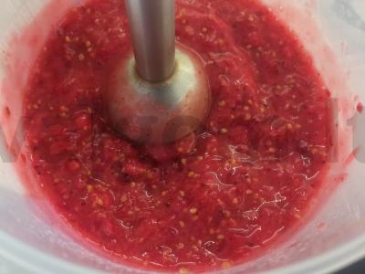 Raudonųjų serbentų želė su cukrumi iš kanų Žingsnis 1