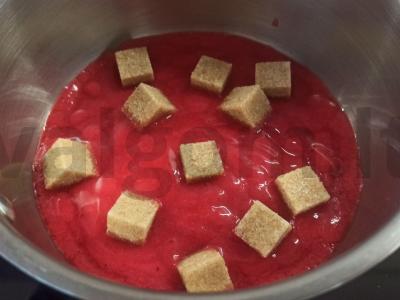 Raudonųjų serbentų želė su cukrumi iš kanų Žingsnis 3