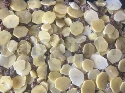 Bulvės su faršu ir sūriu orkaitėje Žingsnis 6