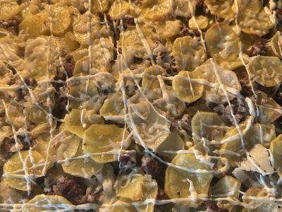 Bulvės su faršu ir sūriu orkaitėje Žingsnis 10