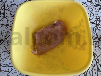 Keptas vištienos filė orkaitėje su prieskoniais Žingsnis 1