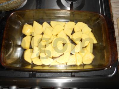 Bulvių apkepas su kiauliena, grybais ir prieskoniais Žingsnis 4