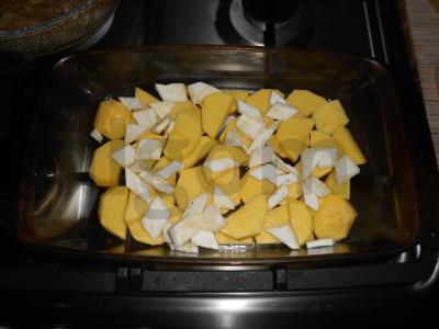 Bulvių apkepas su kiauliena, grybais ir prieskoniais Žingsnis 6