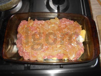 Bulvių apkepas su kiauliena, grybais ir prieskoniais Žingsnis 8