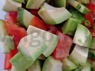 Salotos su keptu halumi Žingsnis 4