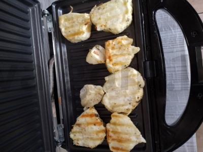 Salotos su keptu halumi Žingsnis 5