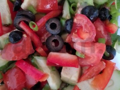 Salotos su keptu halumi Žingsnis 6