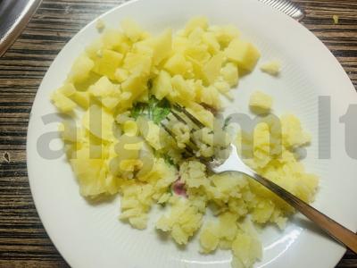 Keptas bulvės patiekalas „Kroška-bulvė“ Žingsnis 7