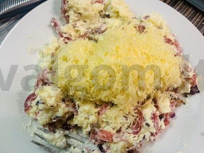 Keptas bulvės patiekalas „Kroška-bulvė“ Žingsnis 8