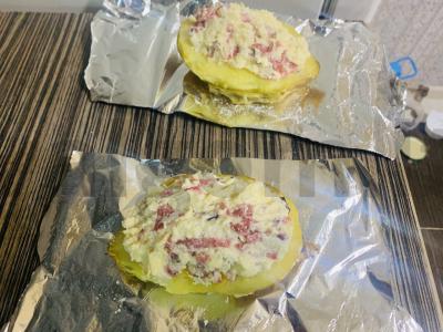 Keptas bulvės patiekalas „Kroška-bulvė“ Žingsnis 9