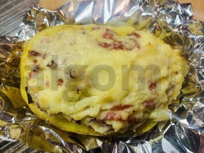 Keptas bulvės patiekalas „Kroška-bulvė“ pagrindine nuotrauka