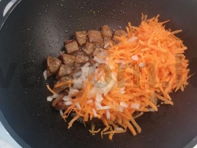 Grikių košė su jautiena pirklių stiliumi Žingsnis 2