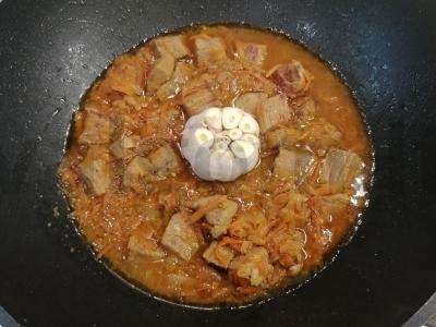 Grikių košė su jautiena pirklių stiliumi Žingsnis 4