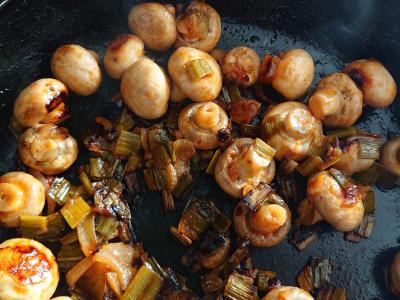 Grikių košė su pievagrybiais Žingsnis 3