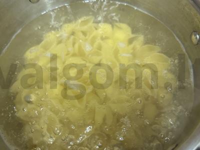 Krevetės su mėsa ir raudonuoju svogūnu Žingsnis 4