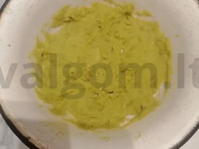 Neįprasta Olivier salotos rutuliukuose Žingsnis 1