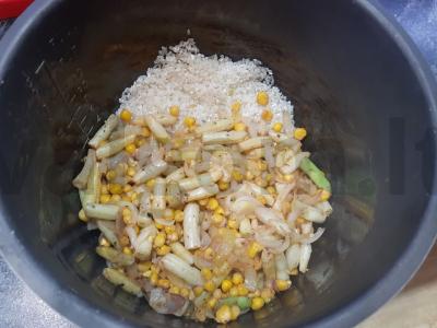 Ryžių garnyras su daržovėmis Žingsnis 2