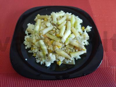 Ryžių garnyras su daržovėmis pagrindine nuotrauka