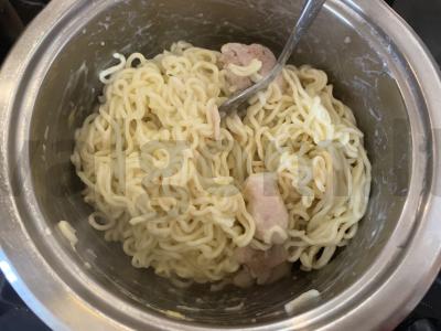 Greito paruošimo makaronai su vištiena sūrio padaže Žingsnis 9