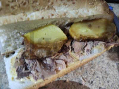 Ritinys „Žuvis“ iš tuno Žingsnis 3