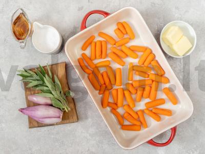 Pipirinė šatobriano su jaunu daržovėmis Žingsnis 1