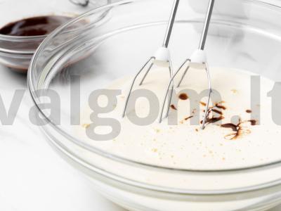 Šokoladinis pyragas su maskarponė Žingsnis 1