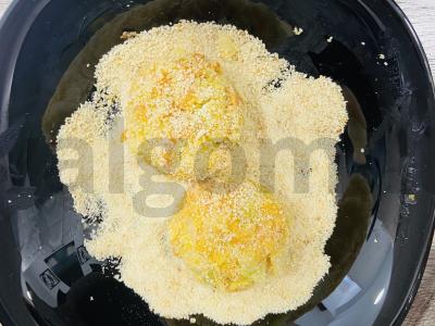 Kopūstų kotletai su keptu svogūnu ir morkomis Žingsnis 7