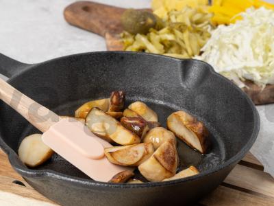 Vegetariškas salotas su Pekino kopūstu ir grybais Žingsnis 1