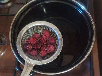 Aviečių gėrimas su žaliąja arbata Žingsnis 1