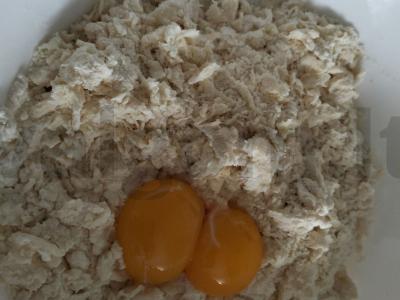 Grietinės ir vyšnių pyragas iš kvietinių miltų Žingsnis 2