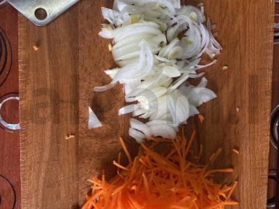 Mėsa prancūziškai su grybais ir prieskoniais Žingsnis 3