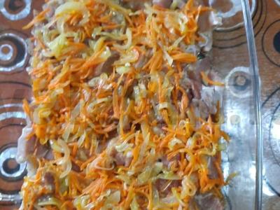 Mėsa prancūziškai su grybais ir prieskoniais Žingsnis 4