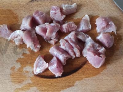 Pomidorų sriuba su makaronais Žingsnis 1