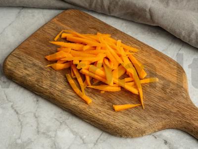 Soba su midijomis ir daržovėmis Žingsnis 1