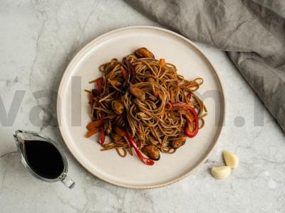 Soba su midijomis ir daržovėmis Žingsnis 4