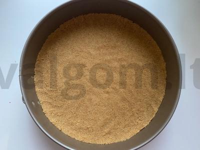 Sūrio pyragas be kraštų Žingsnis 3