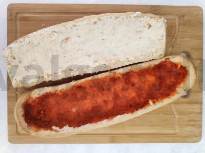 Keptas įdarytas batonėlis su grietine Žingsnis 3