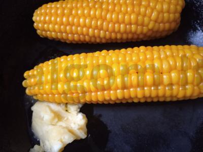 Kukurūza su mocarela, jalapeño ir keptu rūkytu bekonu Žingsnis 2