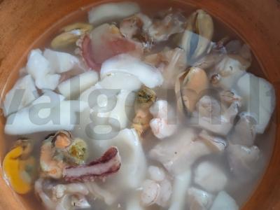 Ryžiai su jūros gėrybėmis Žingsnis 3